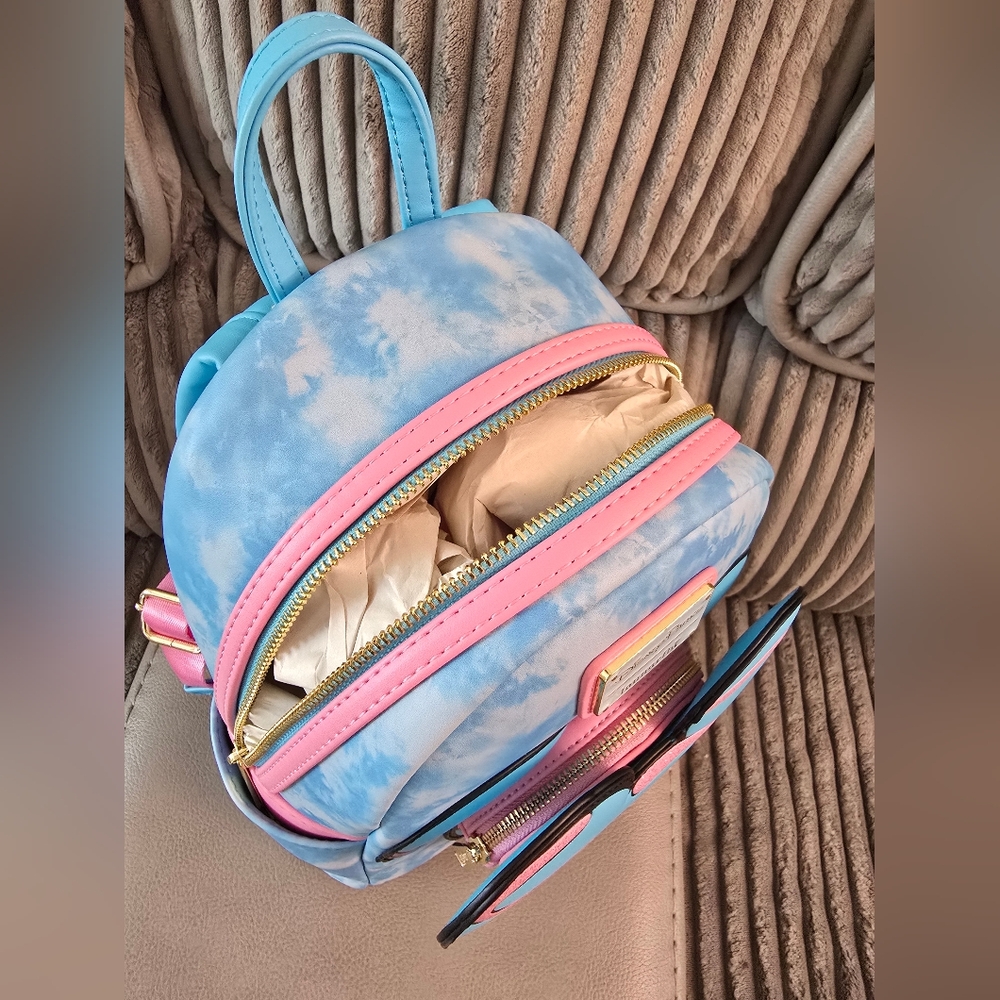 Disney Parks Eats Collection Mickey Macaron Loungefly Mini Backpack - Picture 4 of 13